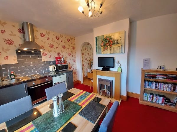 Dining table in Devon B&B Suite