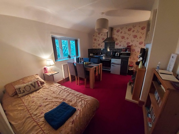 Small double sofa bed, Netherleigh B&B